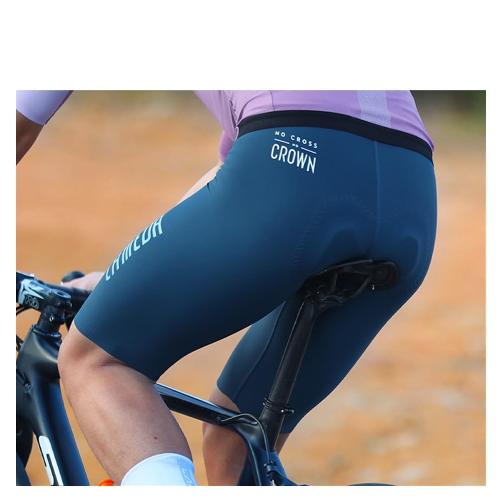 Bicicleta Pantalones Cortos Culotte de Ciclismo for Hombre, Transpirable, Verano, Acolchado, for montaña(Black,M-EU)