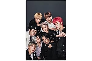 Stray Kids Official Member Poster Without Woojin - UTOYA 12"x18" Canvas Art