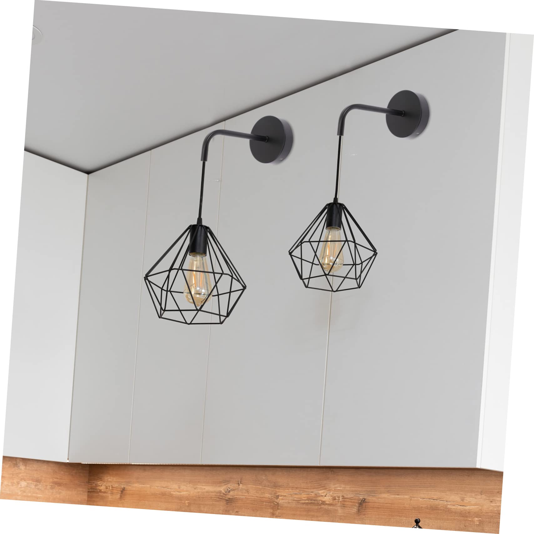 Housoutil 2 Set Accessori Per Lampade Parete Supporto Per Tubo Dell'Acqua Stand Appeso Lampadario Appeso Applique Parete Luce Staffa Del Basamento Lampada Stand Supporto Della
