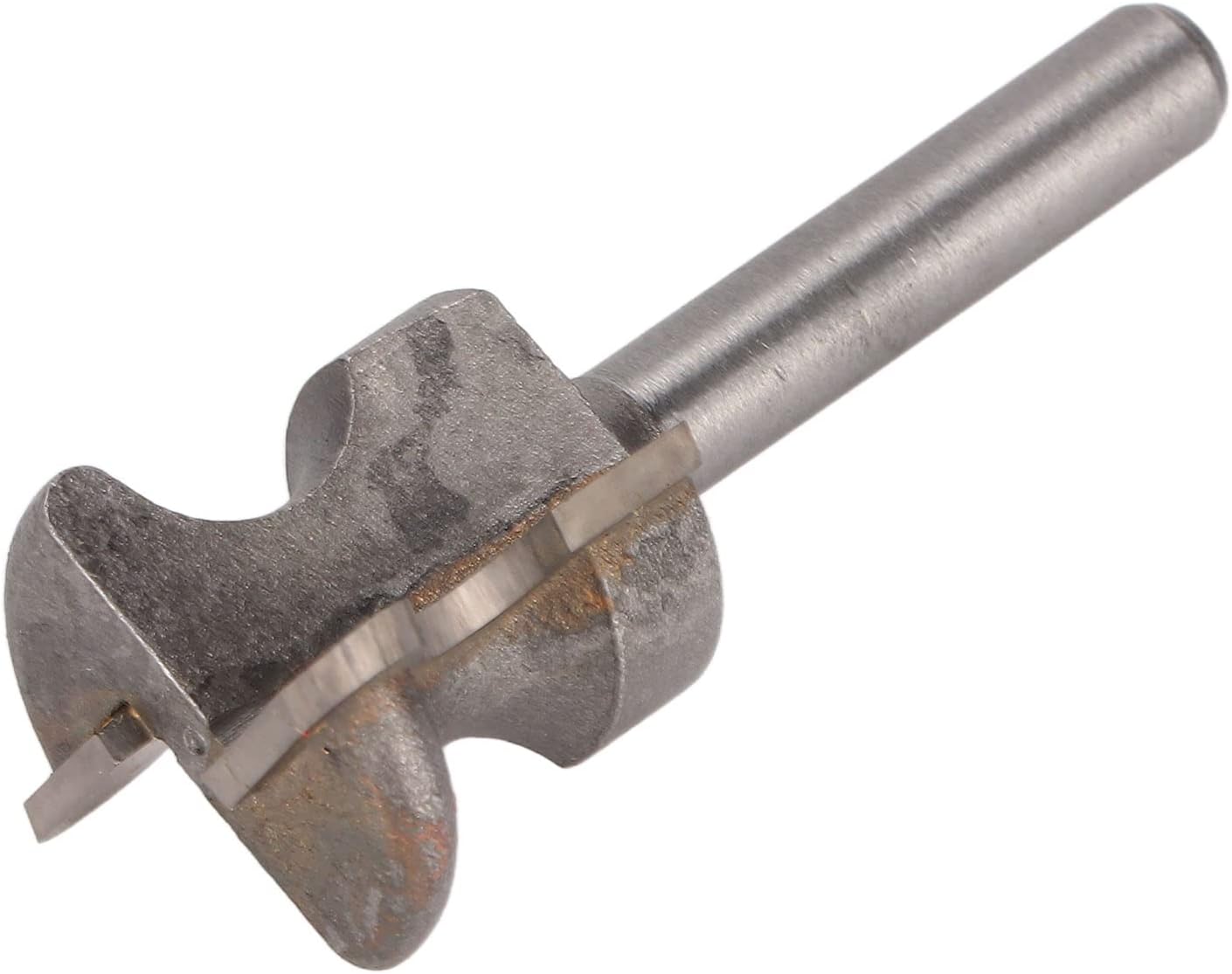 1PC Finger Pull Bit 1/4in Round Shank Carbide Center Point Drill Bit for Drawer Pull Router Slotting in Cork Wood Hardwood Veneer Keyholes