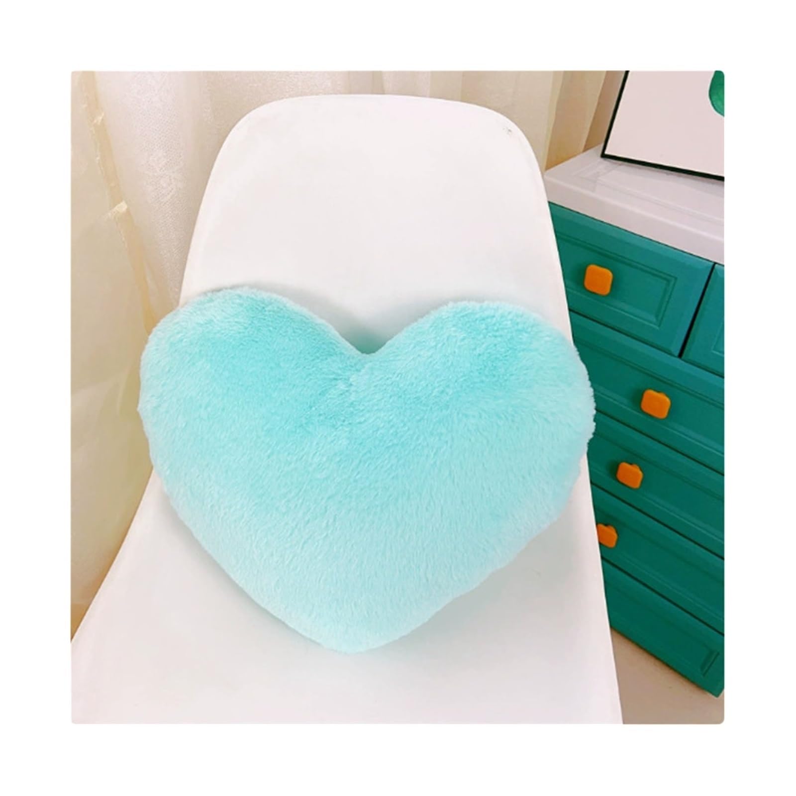XIEHYA 1 Pcs Heart Pillow, Sofa Cushion, Home Decor For Home(Blue)