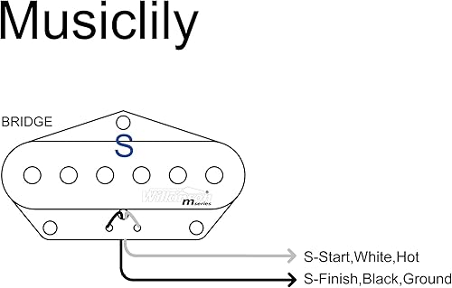 Miniatura 9 de Wilkinson WOVT Low Gauss Vintage Nashville - Juego de pastillas para puente de cuello Telecaster para guitarra eléctrica estilo Tele