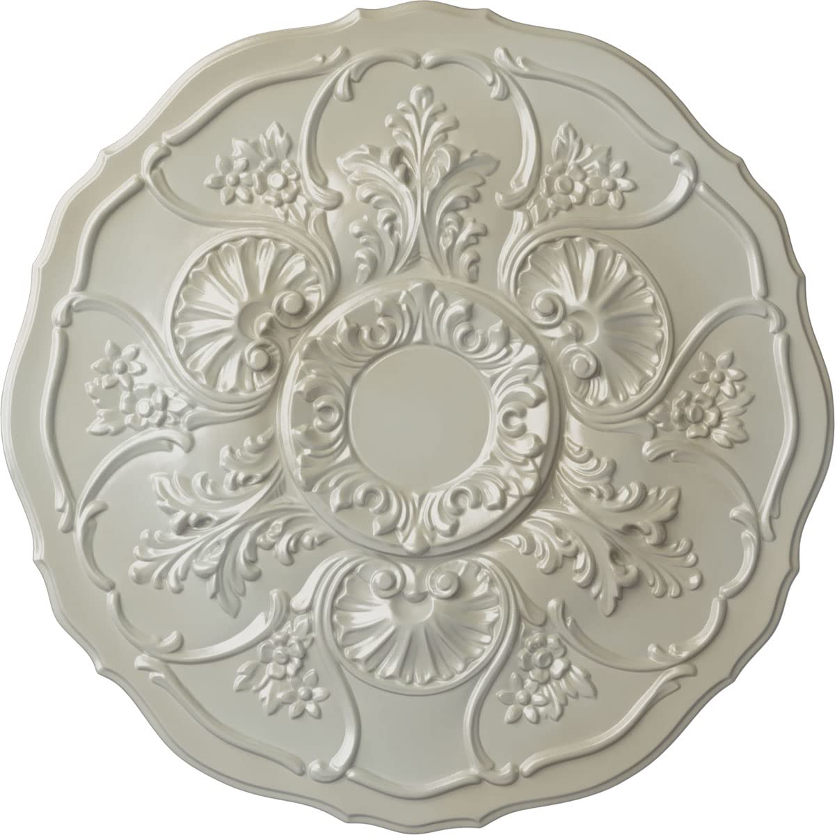 Ekena Millwork CM22CNFBS Cornelia Ceiling Medallion, 22-1/2 x 1-1/2, Flash Blue