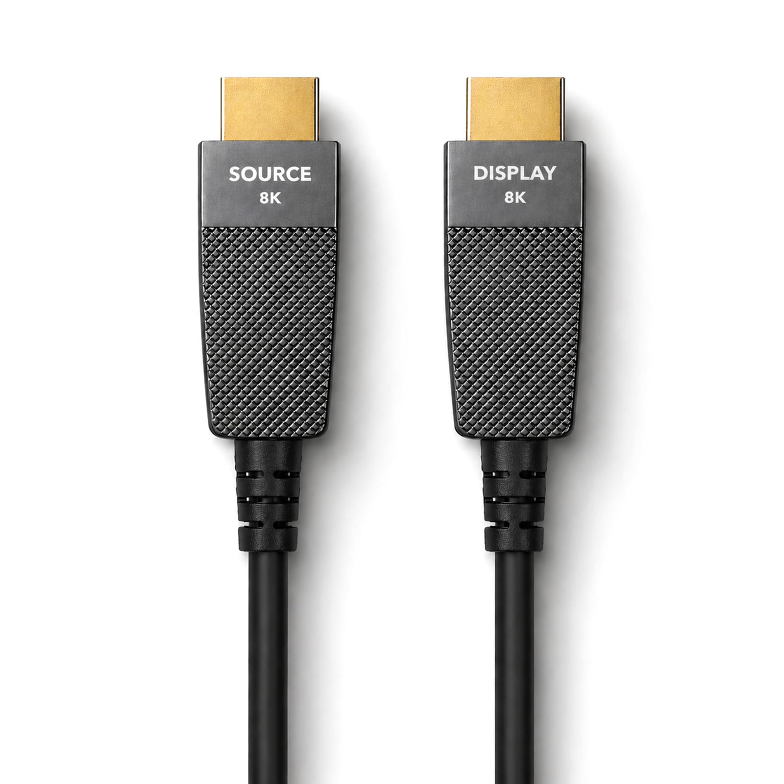 FeinTech ProAqtive HDMI Glasfaserkabel 12m Hybrid-Kabel AOC Fibre 8K 60Hz 4K 240Hz 48Gbps eARC CEC, kompatibel mit TV, PC, Xbox, PS5
