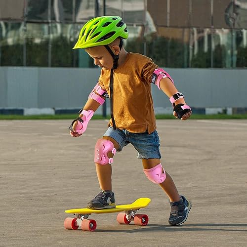 Miniatura 5 de JBM Rodilleras, coderas y muñequeras, equipo de protección para patinaje, ciclismo, patinaje sobre ruedas, patinaje en línea, scooter, equitación,