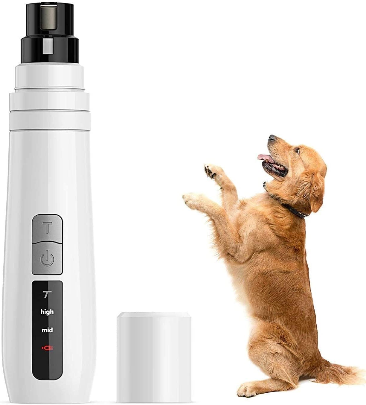 Amazon.co.jp SLMmax 犬のバリカン、小型中型ペット用のUSB充電付き電動充電式ペットネイルクリッパードッグキャット