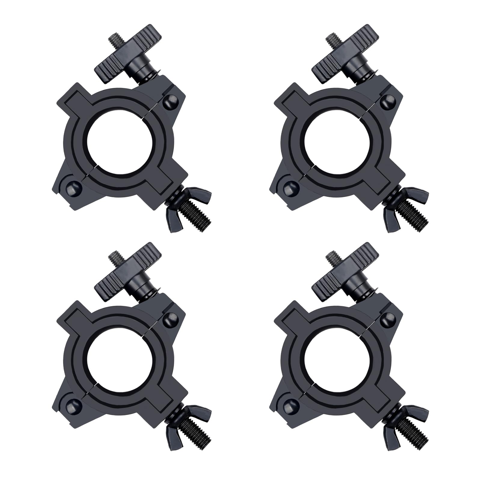 4Pack Morsetti per Tubi di 3 Dimensioni 25mm 38mm 50mm Morsetto Falegname O Clamps Morsetto per Traliccio Luci da Palcoscenico