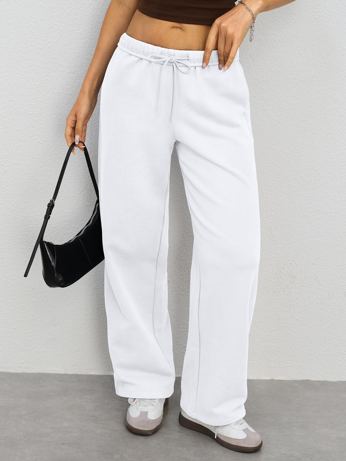 shownicer Damen Jogginghose Weites Bein Sweathose mit Elastischem Taille