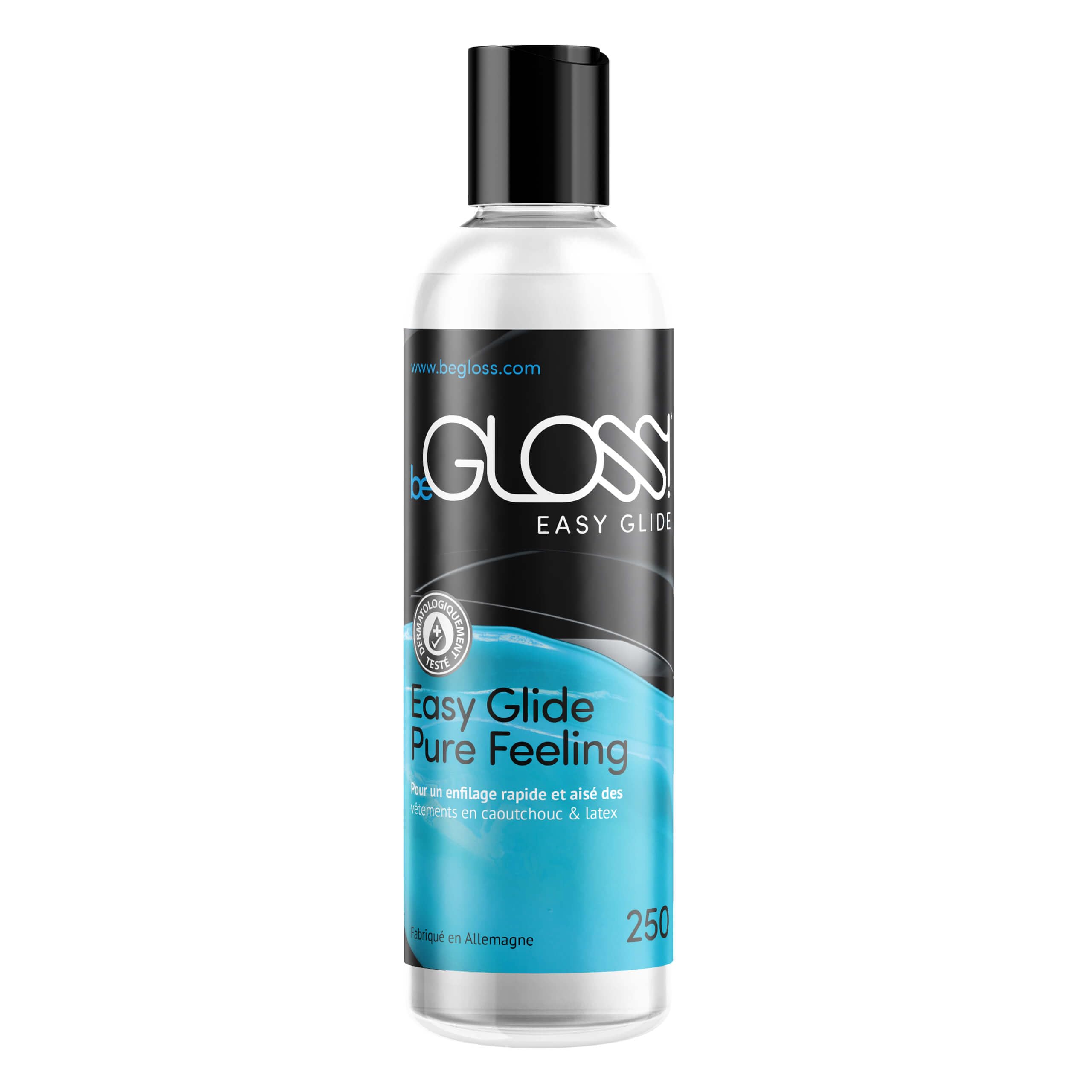 Latex Care SET 250 - Perfect SHINE-Latex Polish - Easy GLIDE-Latex Dressing AID Spécial WASH LATEX-Détergent spécial