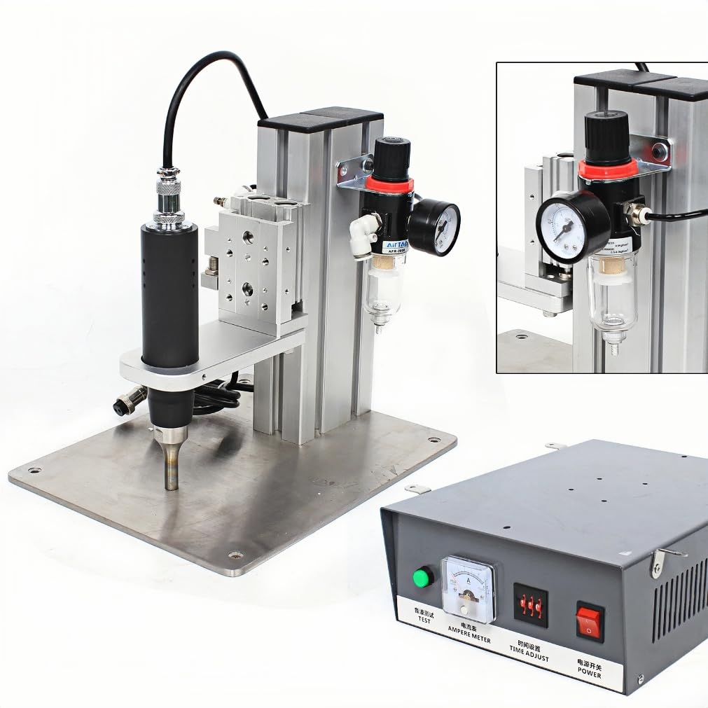 Ultrasonic Pneumatic Clothing Spot Welding Machine Semi-automatic Mask Small Portable Spotting Equipment 110v500W