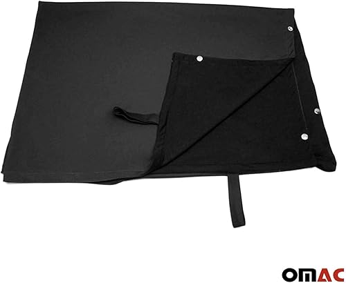 Miniatura 3 de OMAC Parasoles magnéticos opacos para ventana de automóvil para Mercedes Sprinter 2019-2023, color negro, cortina de seguridad de ventanas para