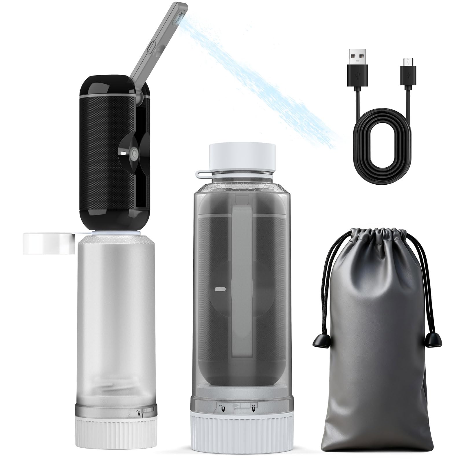 Portable Electric Bidet, Mini Handheld Personal Travel Bidet, 2 Pressure Modes, IPX7 Waterproof, Portable Bidet Sprayer for Postpartum Care, Travel Hygiene, Sensitive Skin, Bathroom Essential.