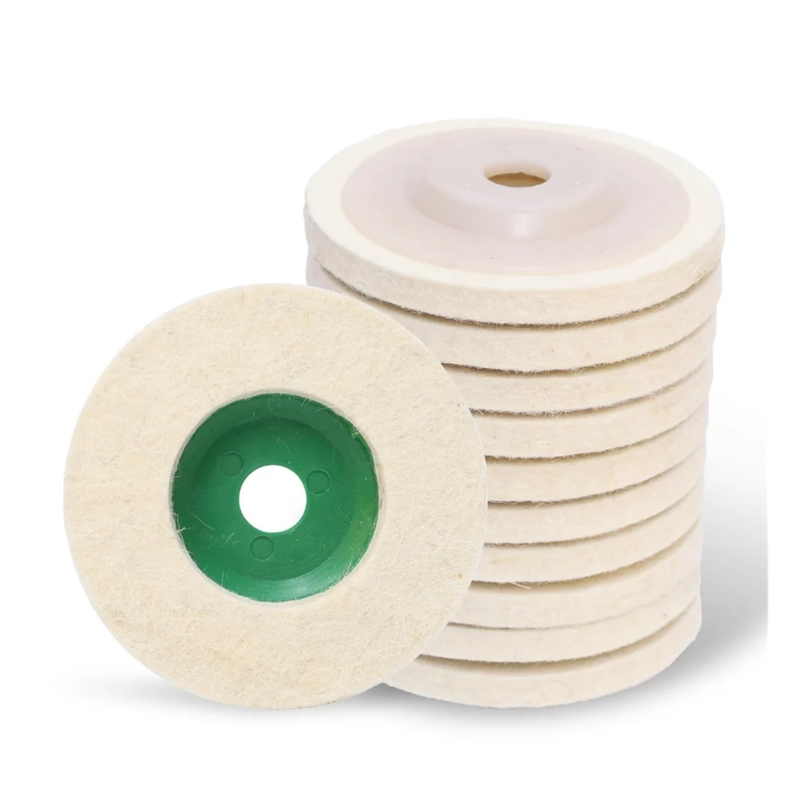 100 mm wełniane tarcze polerskie, do szlifierki kątowej, filcowe lustrzane, 5-50 szt., metalu, marmuru, szkła, ceramiki(30PCS)