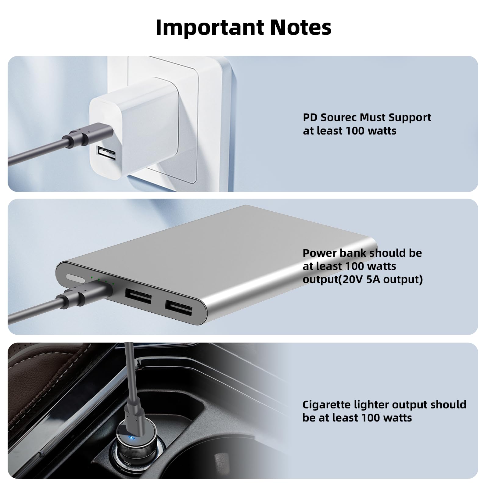 Starlink - Cavo di alimentazione impermeabile 3 in 1, 10 m, da USB C a CC, per caricabatterie da auto, cavo di ricambio affidabile per Starlink Mini, perfetto per campeggio e attività