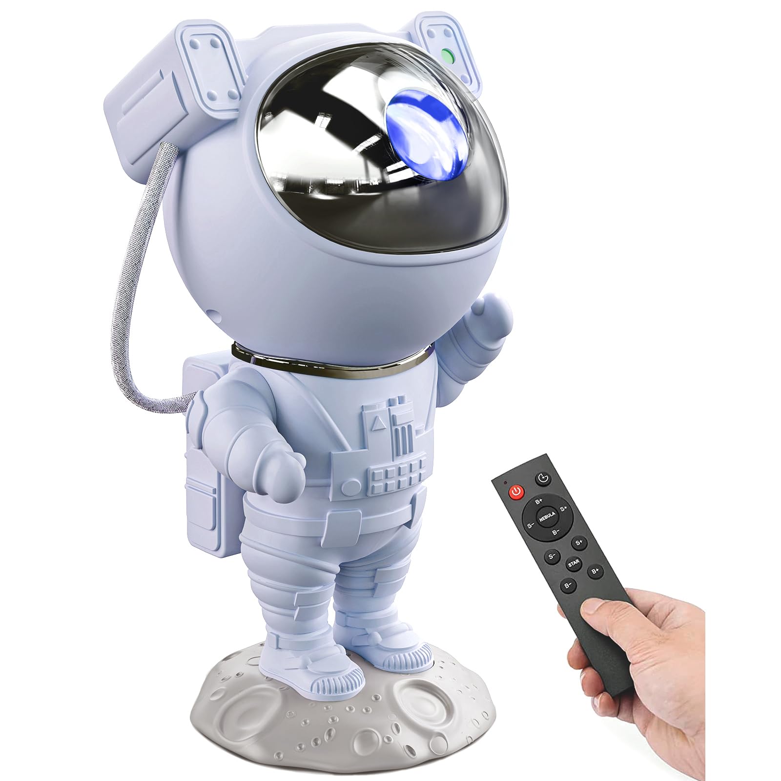 Astronaut Galaxy Projector Night Light - Star Projector Galaxy Light with Nebula Effects & Timer, Astronaut Space Starry Celling Lamp for Bedroom Kids Room, for Chrismas, Birthday, etc