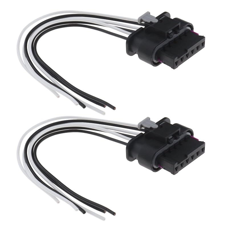 Chicote de conexão da lanterna traseira Micro Traders 6 pinos para BMW – 2 unidades