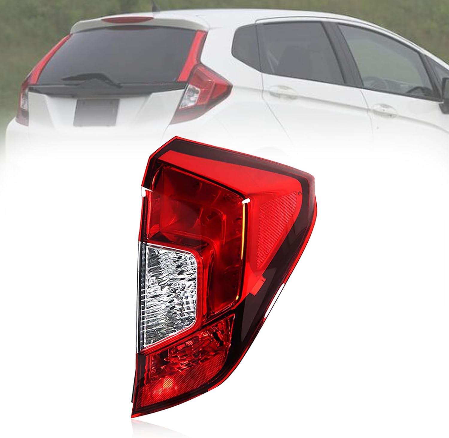 Rear LED Tail Light Brake Lamp for Honda Jazz Fit Hatchback 2014 2015 2016 without Bulb Right Passenger Side