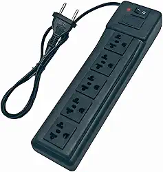 Filtro De Linha Universal 5 Tomadas Régua Extensão Chave Led