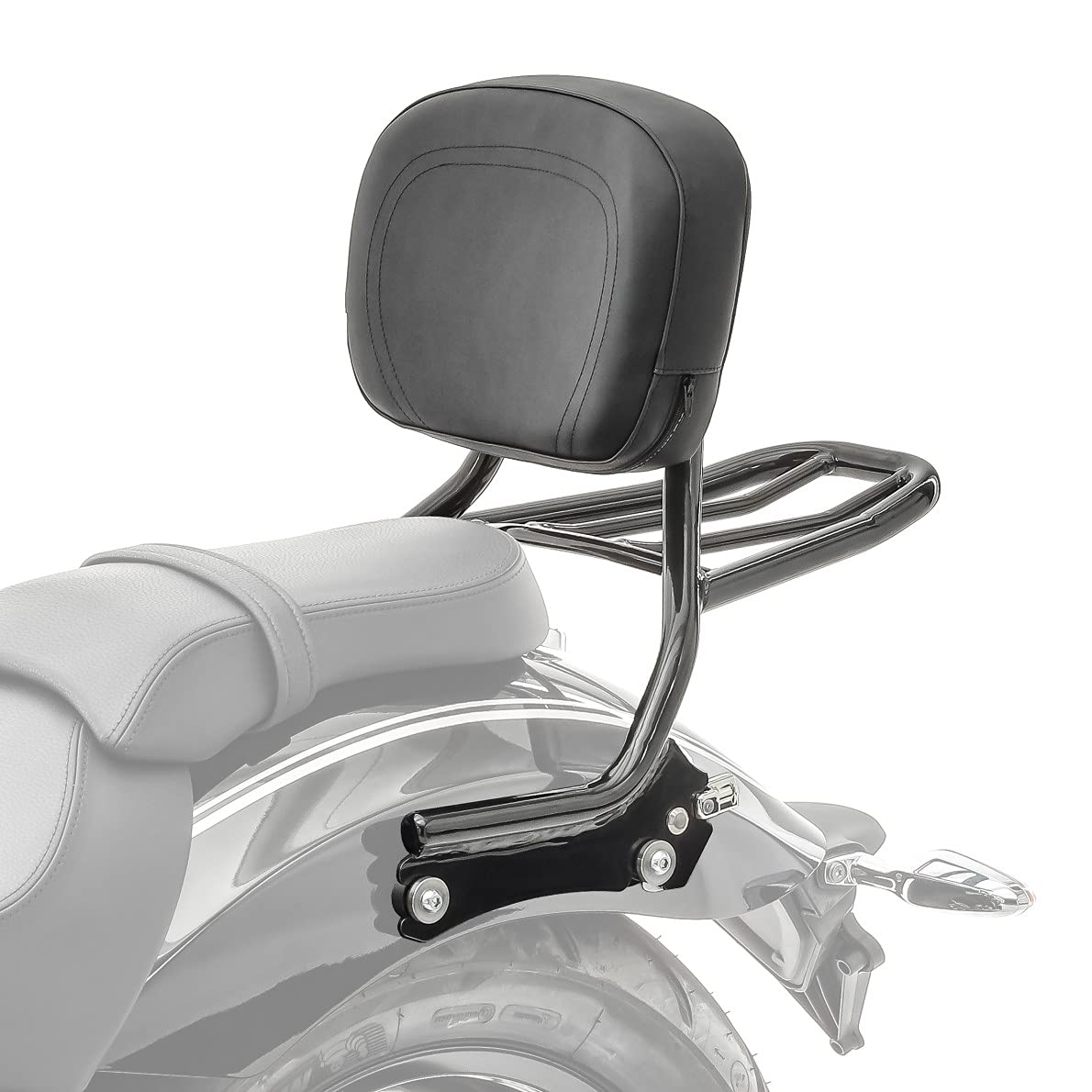 Sissy Bar Compatible avec BMW R 18 / Classic 20-21 Dossier Detachable + Porte-Bagages QL2