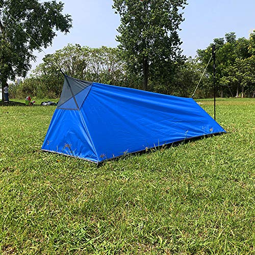 Andoer Barraca de mochila para acampamento ao ar livre com saco de dormir Barraca leve para uma pess