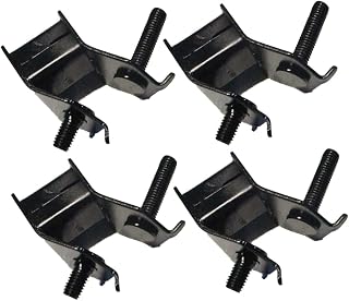 VICASKY 4pcs Shock-Absorbing Feet an Fittings Footpads Motor Mounts Lawn Mower Motor Mount Rubber Absorber Rubber Motor Mounts Generator Supplies Generator Motor Mount Motor Support Black