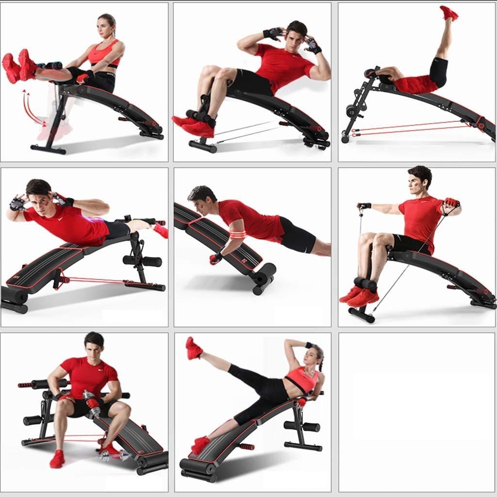 KOOFUR Banc de Musculation Banc d'entraînement réglable Entraînement  Musculaire Abdominal Planche couchée Section de Coup de Pied à Domicile  Machine Abdominale Banc de Musculati : Amazon.fr: Sports et Loisirs