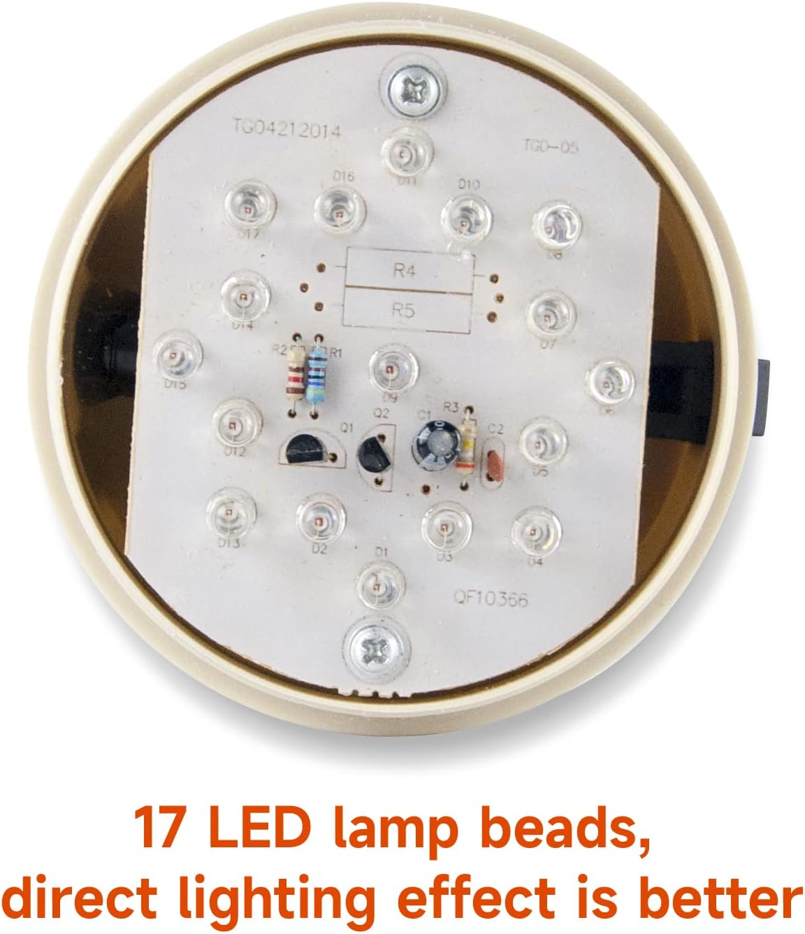 Led Strobe Lights Magnetic Battery Amber Flashing Beacon Light with No Sound Emergency Lights for Vehicles Trucks Car Forklift LTD-5088