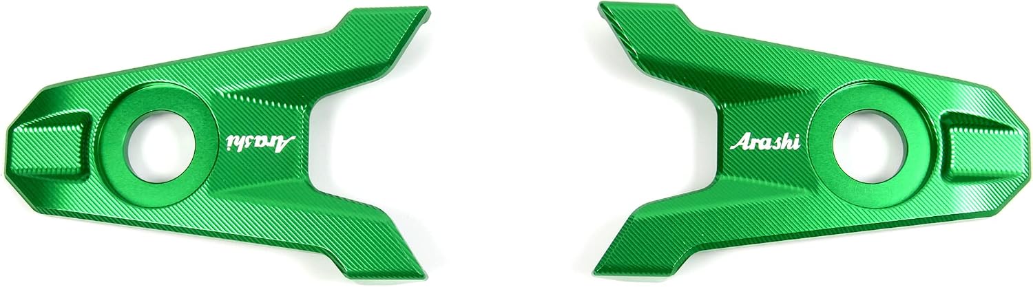 Arashi Rear Chain Blocks for Kawasaki Z800 2013-2016, Motorcycle Decoration Accessories Parts CNC Aluminum Green