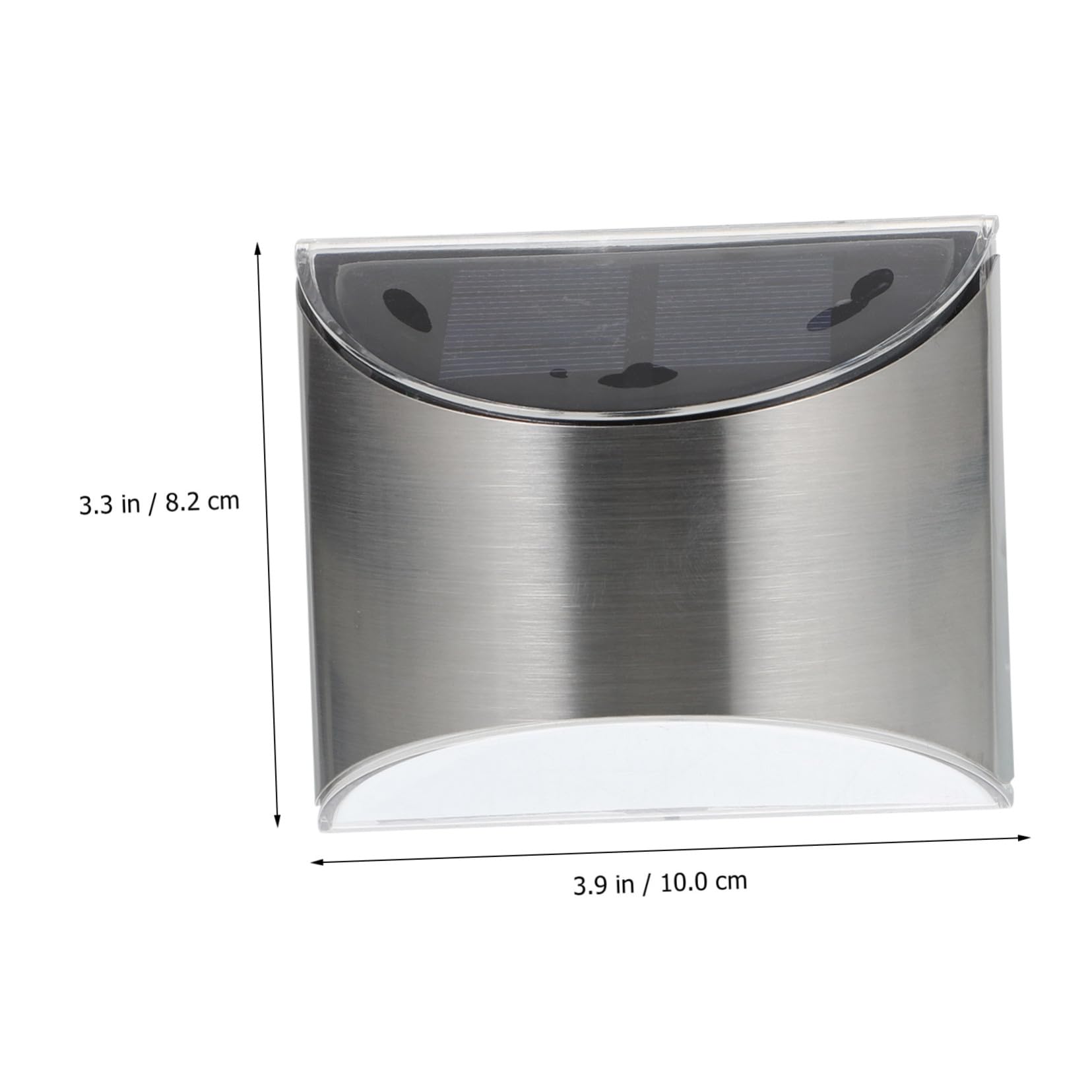 Housoutil Applique Murale Solaire LED en Acier Inoxydable 1,2 V 2 W