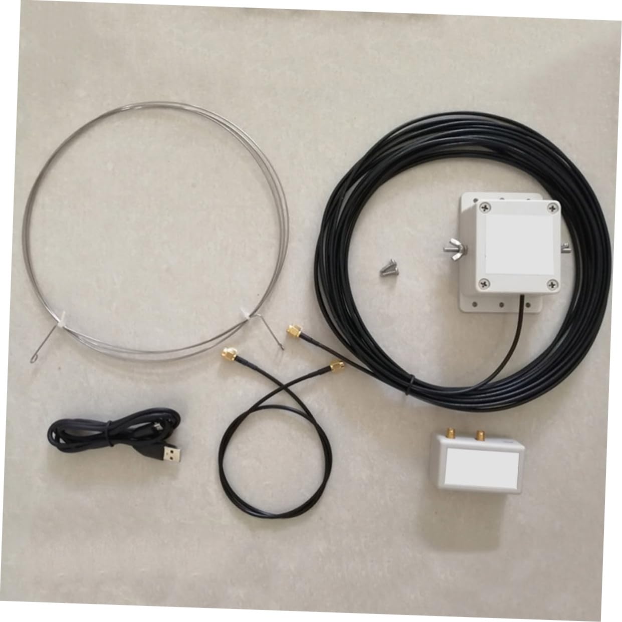 Antenne Annulaire Active USB, Plastique, Motif en 8 pour Balcon ou Toit
