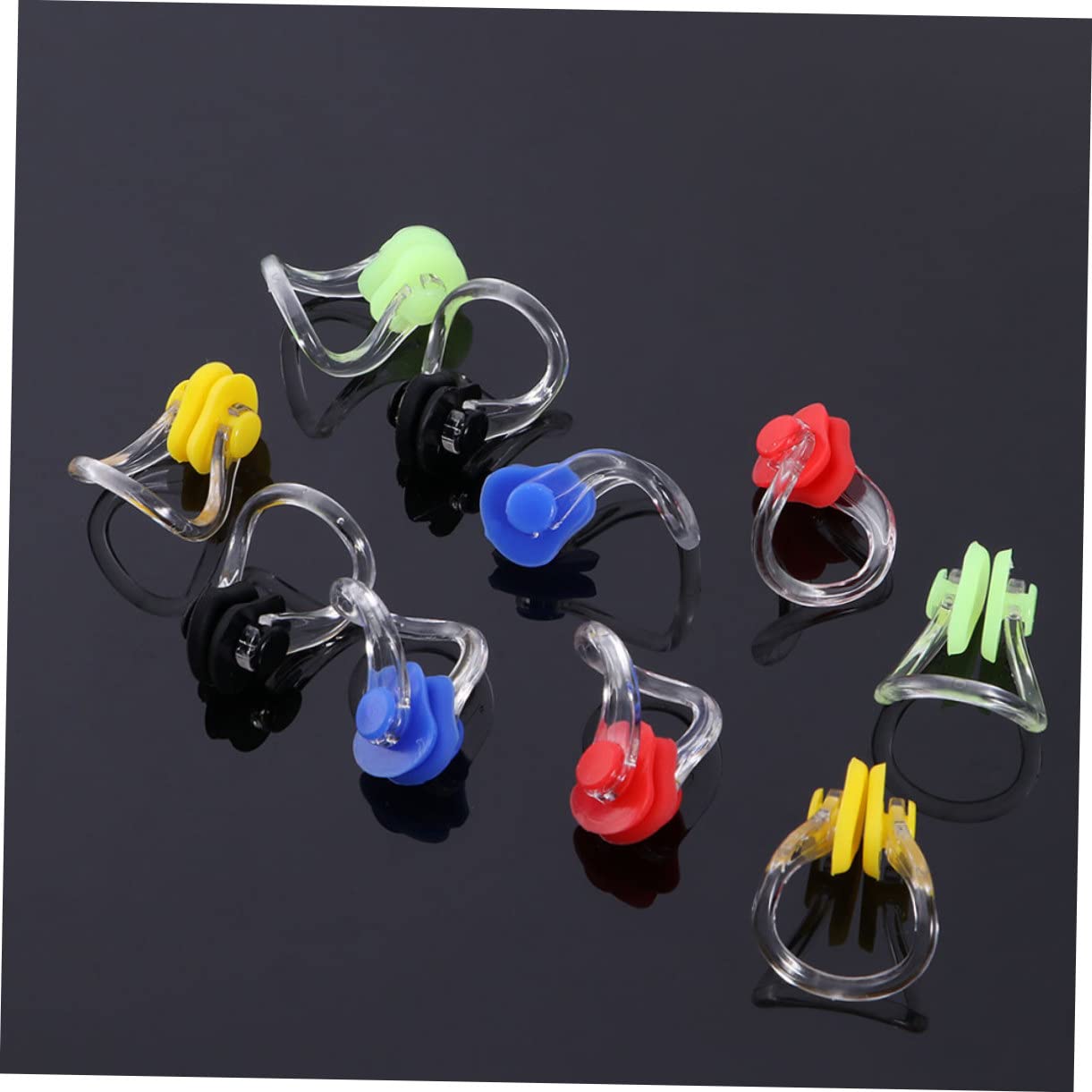 TOYANDONA Clips Nasales para Natación Impermeables Y Cómodos Diseño para Adultos Y Principiantes