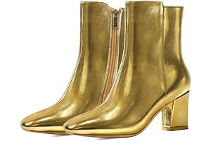 Gold Gogh Heeled Boots: Elevate Your Style with Every Step!
