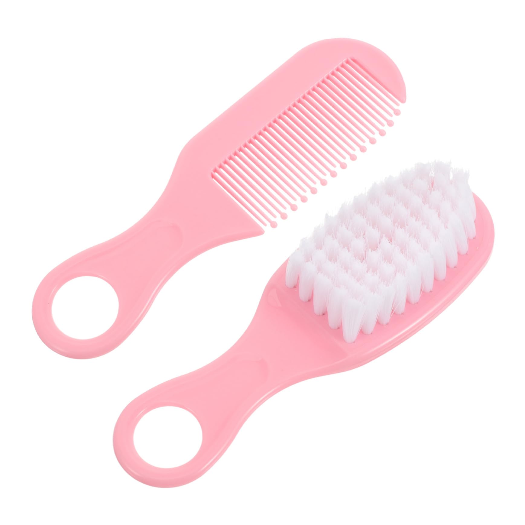 Yardwe 1 Set Soft Hair Comb Set for Newborn Massage Brush Comb Kit Static-Free Hair Accessory for Baby