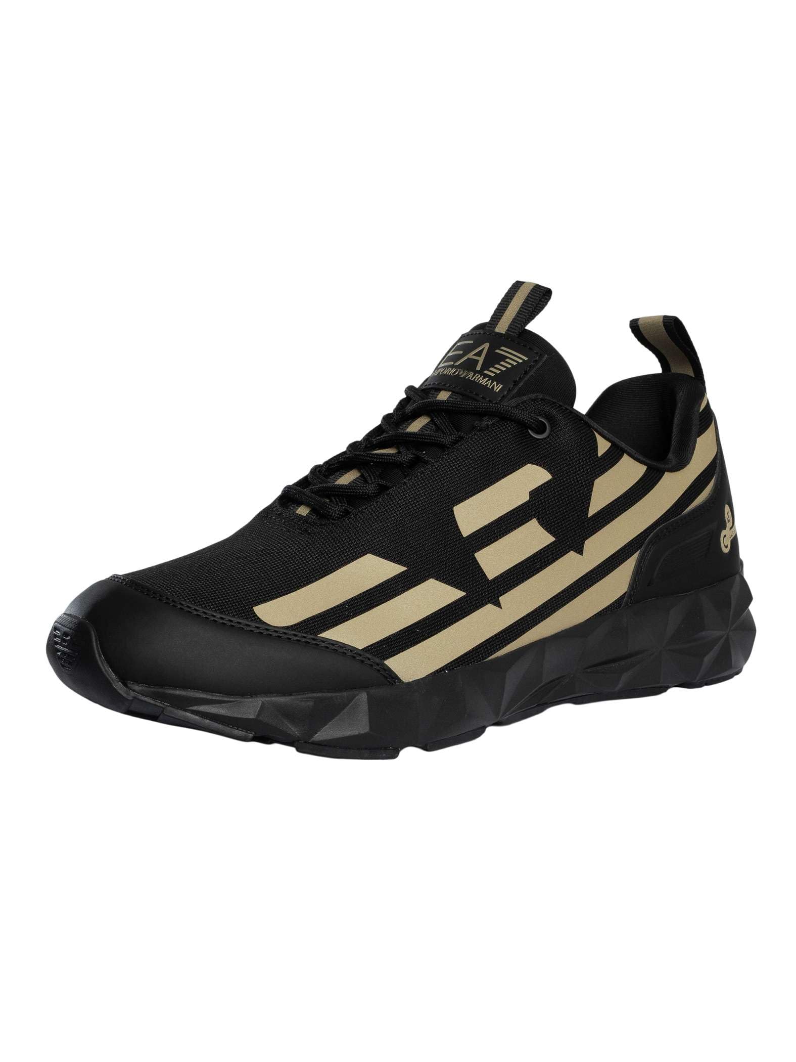 EA7 Emporio Armani Sneakers Uomo Ultimate C2 Kombat Core X8X217XK433 8059650794748-​43 ⅓ Nero Oro 43 ⅓
