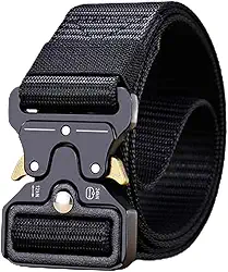 Cintos táticos masculinos estilo militar plus size cinto de trabalho de 3,8 cm com fivela de liberação rápida