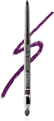 Clinique Quickliner For Eyes Eyeliner Pencil | Water Resistant, Smudge Resistant + Safe For Sensitive Eyes, Grape, 1 Count