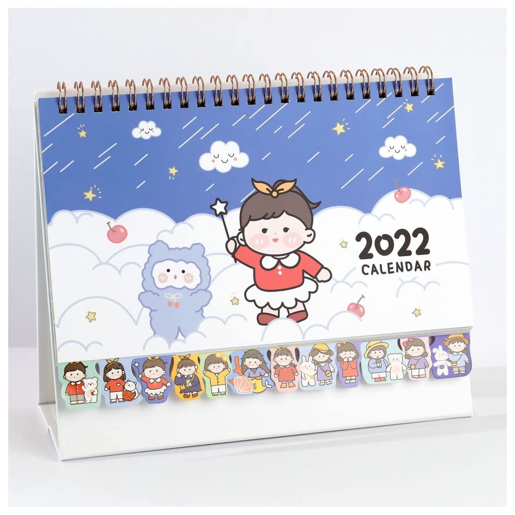 portable-cartoon-desk-calendar-8-3-x7-1-x3-1-calendar-january-2022-to-december-2022-child-school-home-office-standing-flip-calendar-gift-color-b-size-8-3x7-1x3-1-inch-amazon-co-uk-stationery-office-supplies