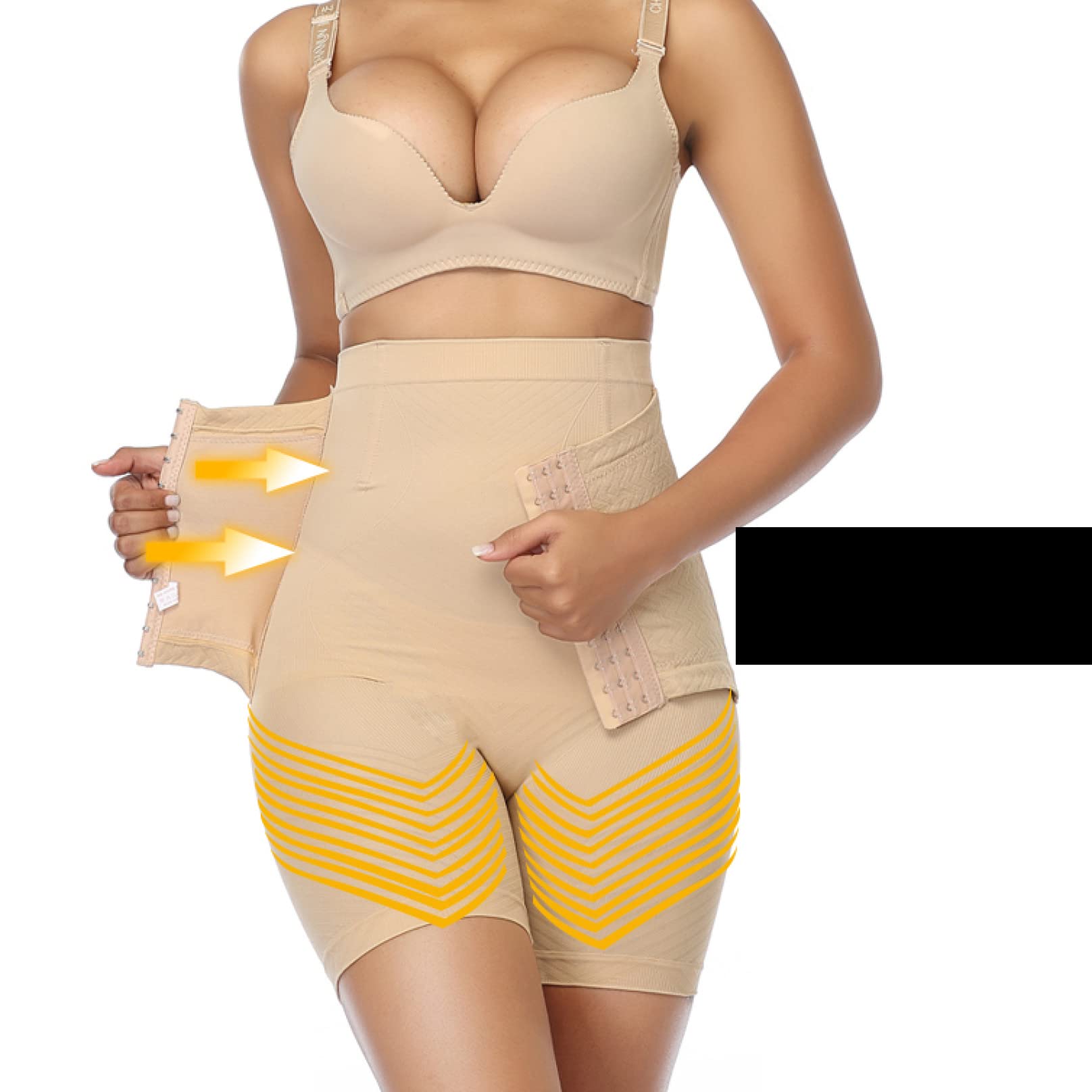 LXMQEF wyszczuplają kobiety bielizna modelująca gorsetowa talia body high butt lifter majtki wyszczuplają brzuch bielizna szydełkowe szorty