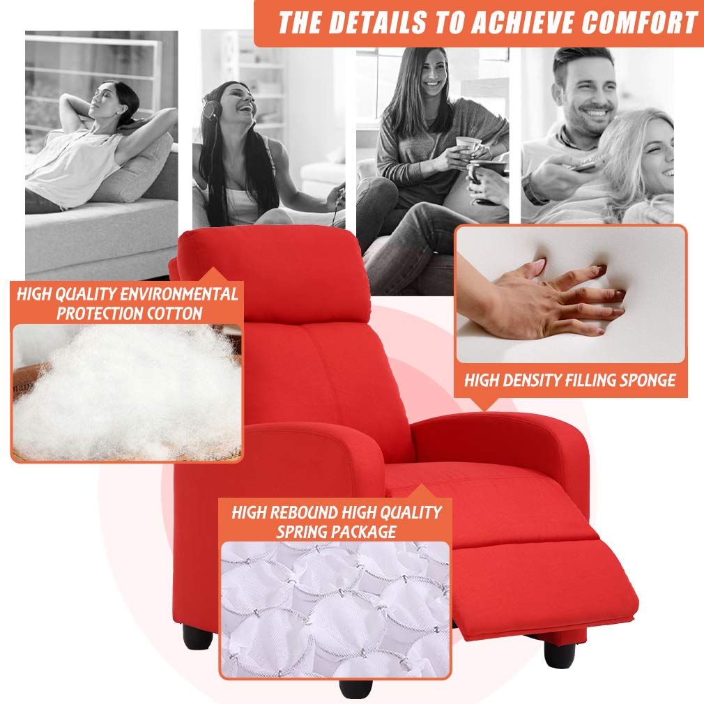 Recliner Chair for Living Room Recliner Sofa Winback Chair Reading