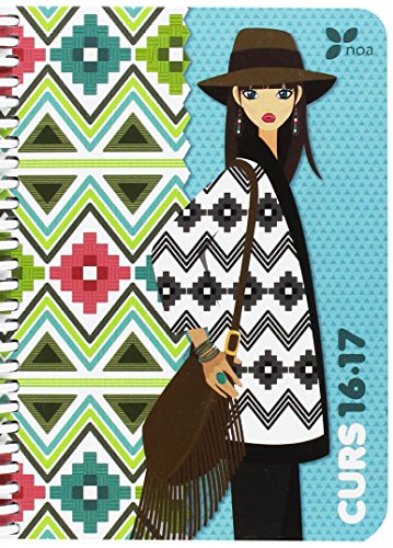 Grafoplas 75170535 Noa Agenda scolaire A6 16/17 multicolore