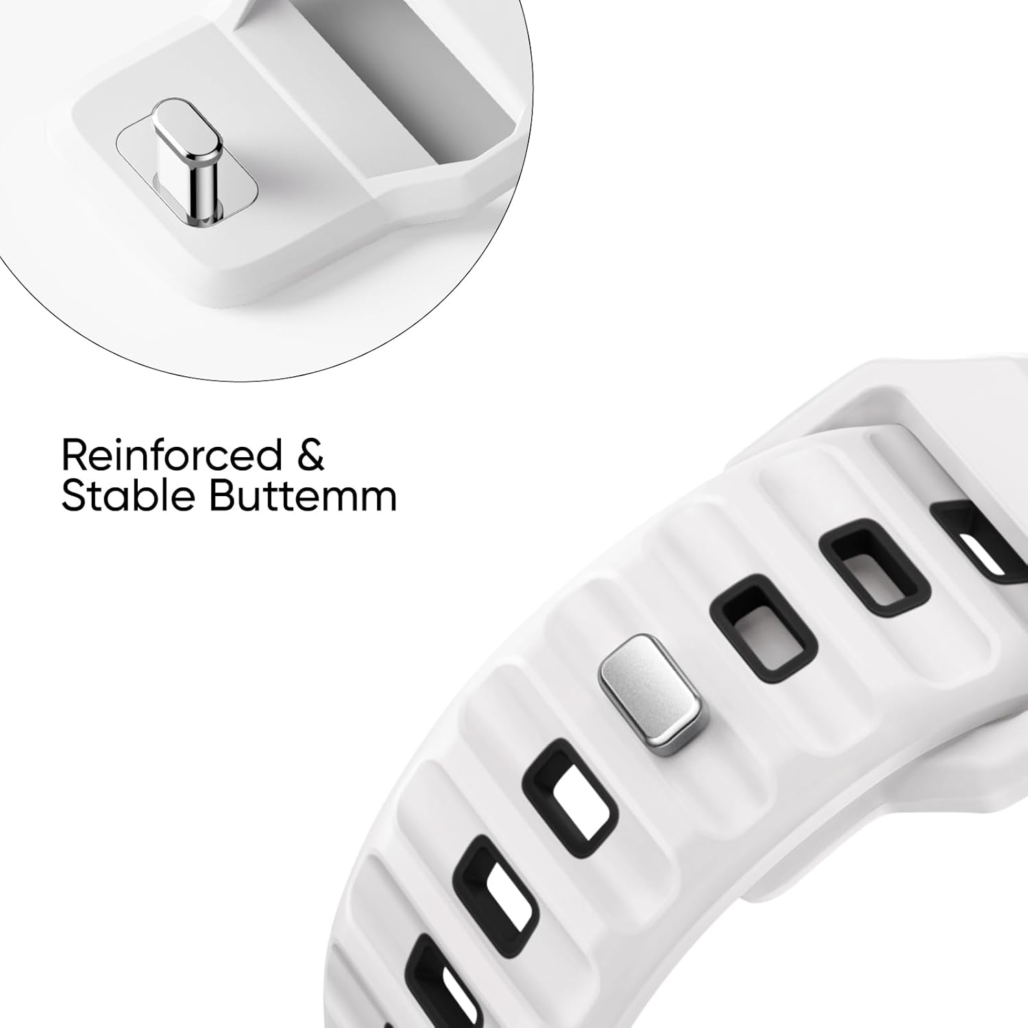 Sport Bands 6-Pack Compatible with Apple Watch Ultra 3/2 Band 49mm 46mm 45mm 44mm 42mm, Wide Soft Silicone Wristbands Waterproof Strap Men for iWatch Series 11 10 9 8 7 6 5 4 3 SE Ultra - Image 3