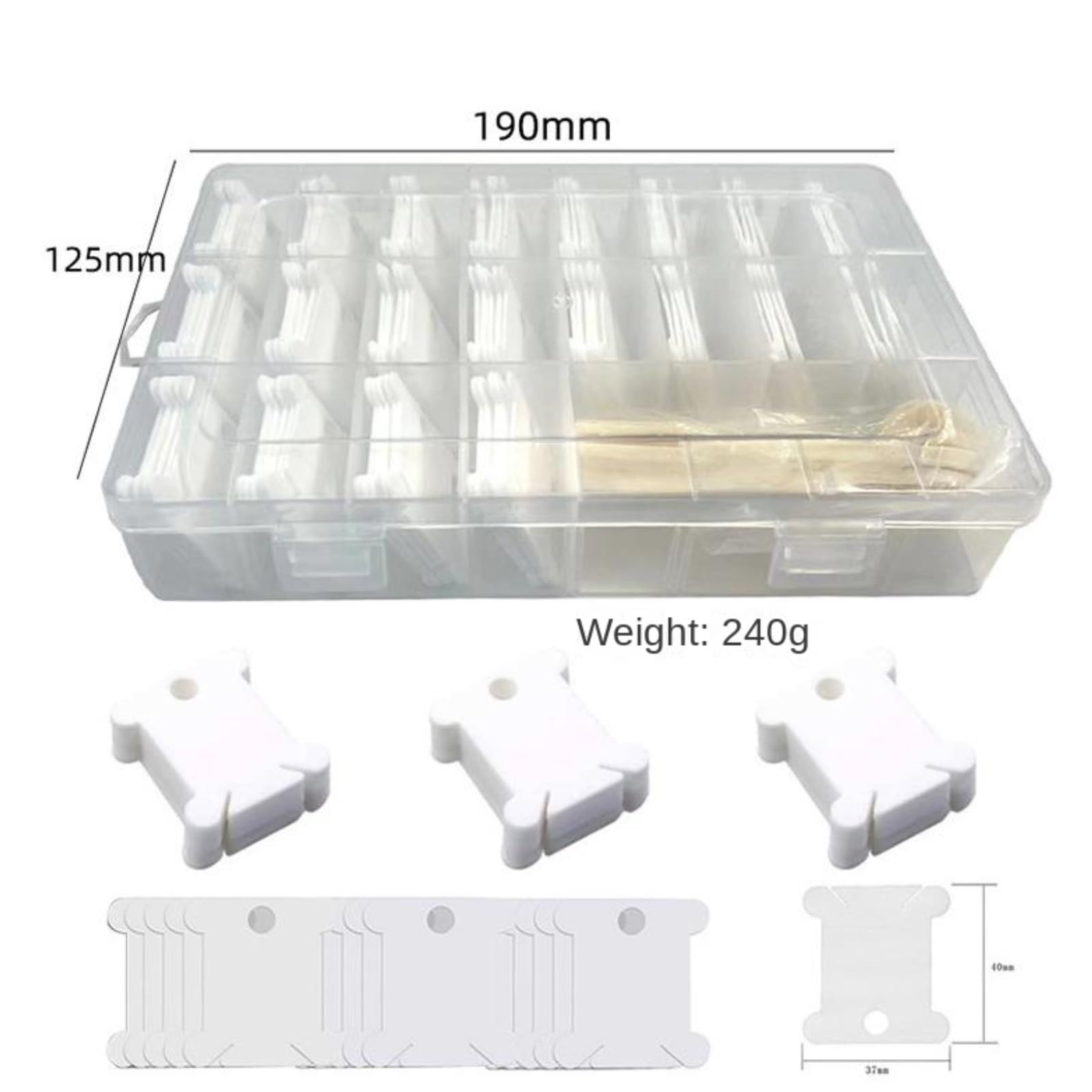 Organizer Smalti per Unghie Rossetti Contenitore Trasparente for Smalto in Acrilico Accessori Bellezza