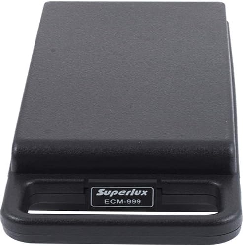 Miniatura 8 de Superlux Micrófono de medición ECM999, micrófono de condensador omnidireccional, precisión para calibración de habitación, pruebas de audio y