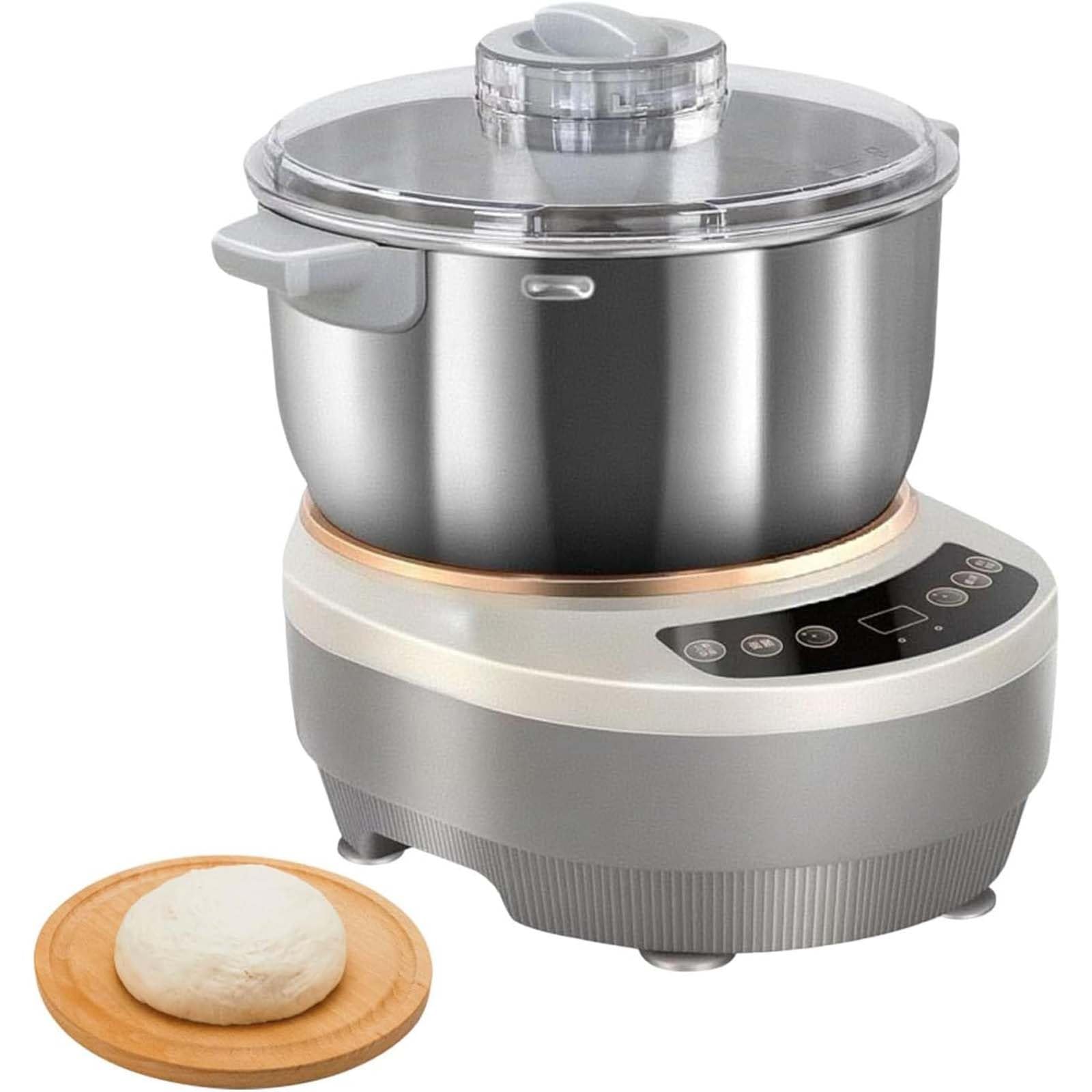 Pétrin Électrique Pour Le Pain. Pétrisseur Automatique Avec Fonction De Levage, Disponible En 5 L Et 7 L, Avec Panneau Tactile Et Cuve Amovible. Idéal Pour Le Levain Et La Pâte À Pizza(5L)