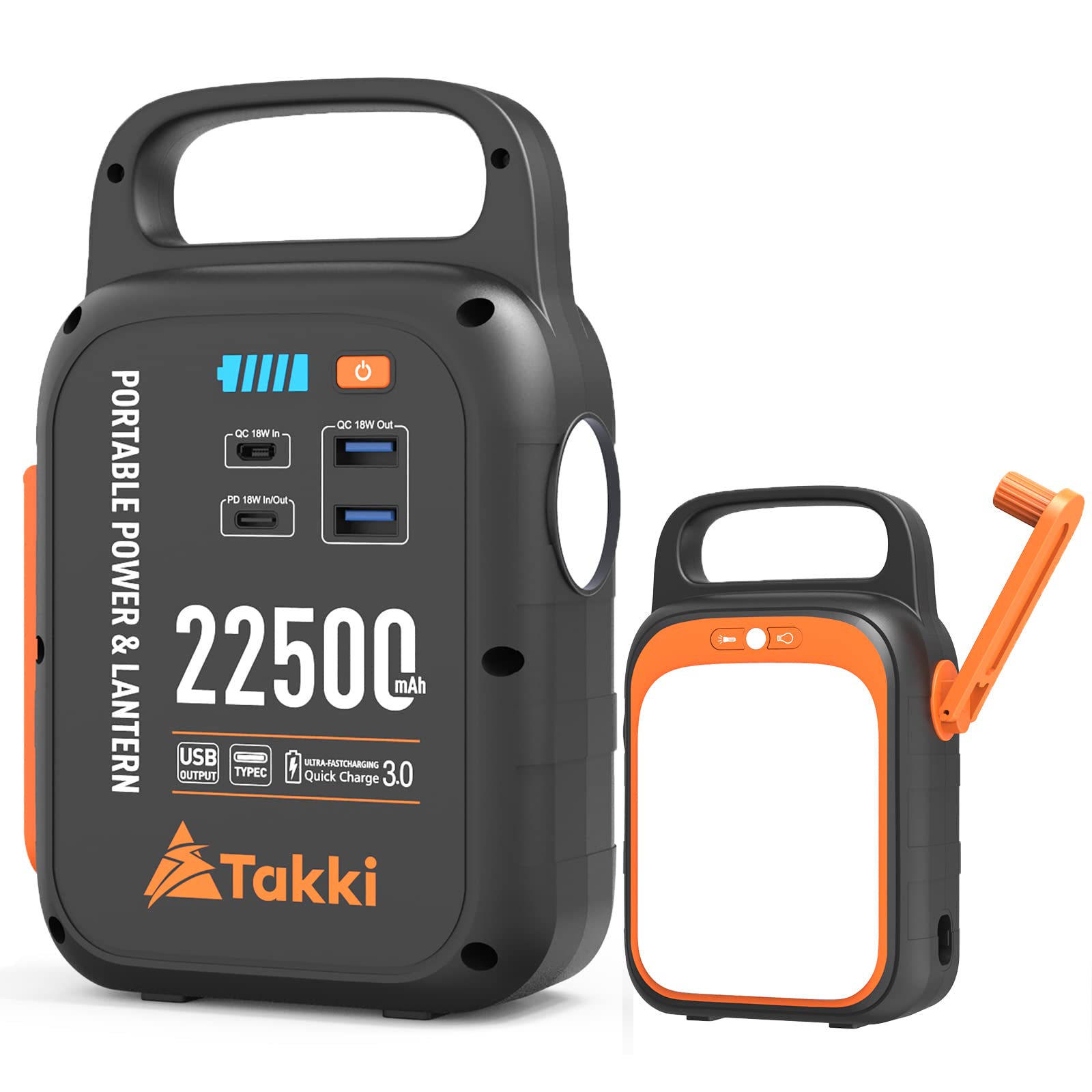 Takki 83Wh Camping Portable Power Station, Portable Charger Power Bank with USB PD Fast Charging Por