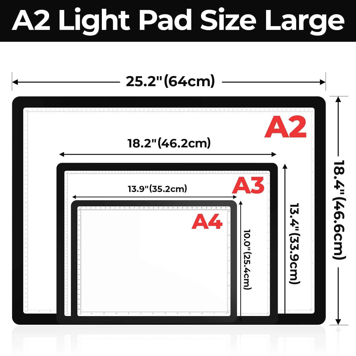 Magnetic A2 Light Board(Black)