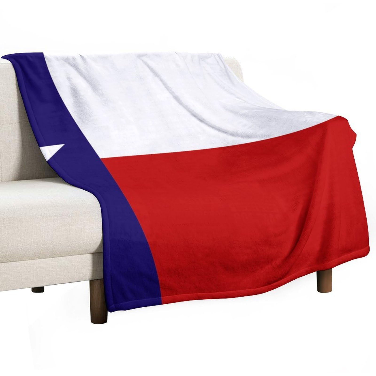 MHYRAC Flannel Blanket, Texas Flag Throw Blanket for Couch Sofa Bed Office, Soft And Comfortable Without Pilling