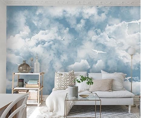Amazon 壁紙地中海青空白い雲カモメ子供部屋の背景壁紙 400 280cm 壁紙 Amazon 壁紙地中海青空白い雲カモメ子供部屋の背景壁紙 400 280cm 壁紙