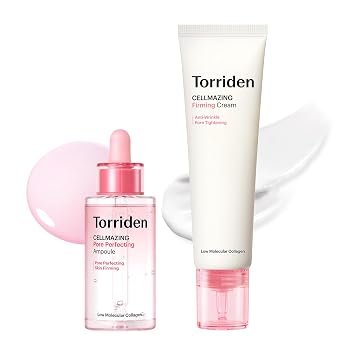Torriden CELLMAZING Pore Perfecting Ampoule 30ml 1.01 fl.oz. + Collagen Firming Cream 60ml 2.02 fl.oz.