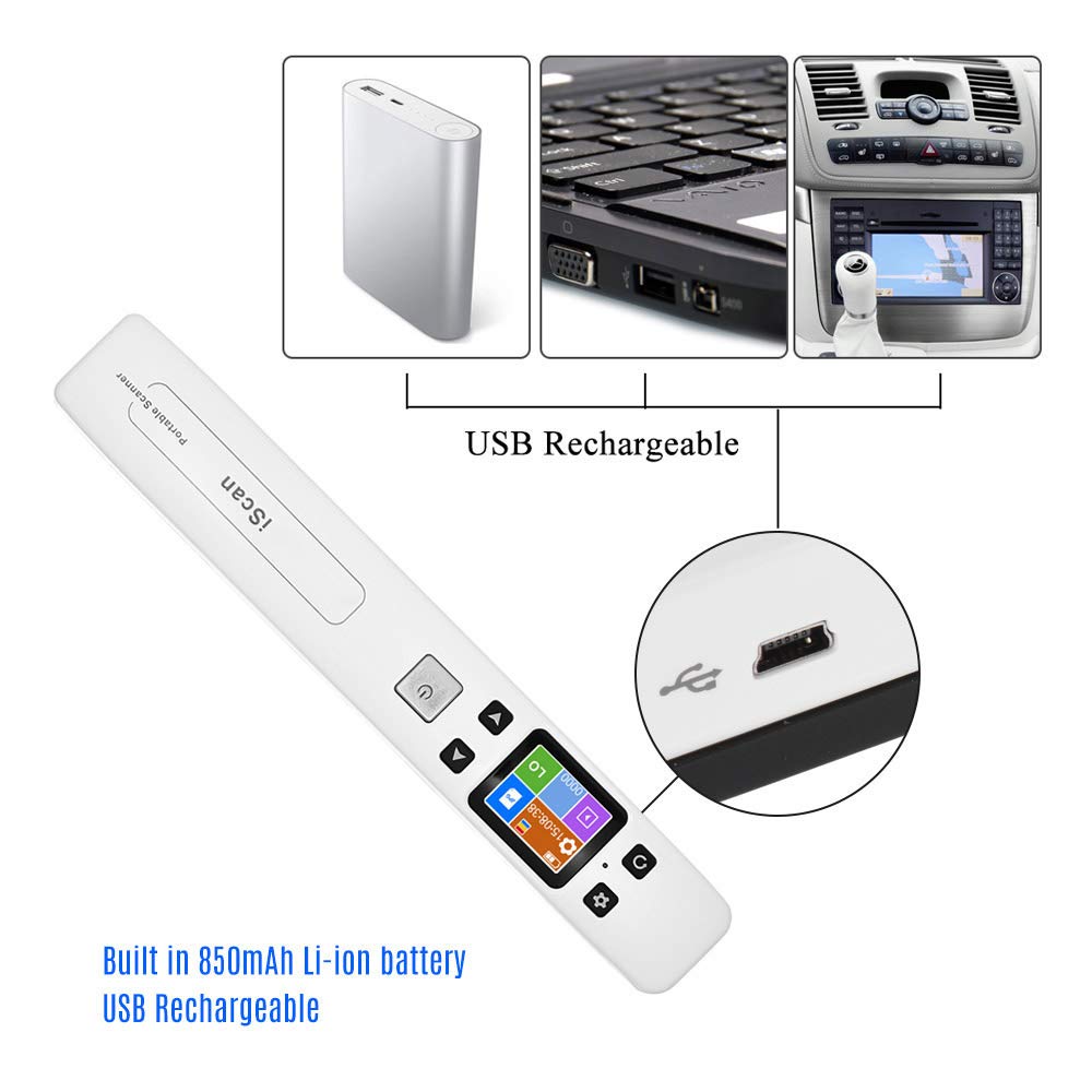 Amazon | ミニIscanドキュメント＆イメージスキャナA4用紙1050DPI JPG